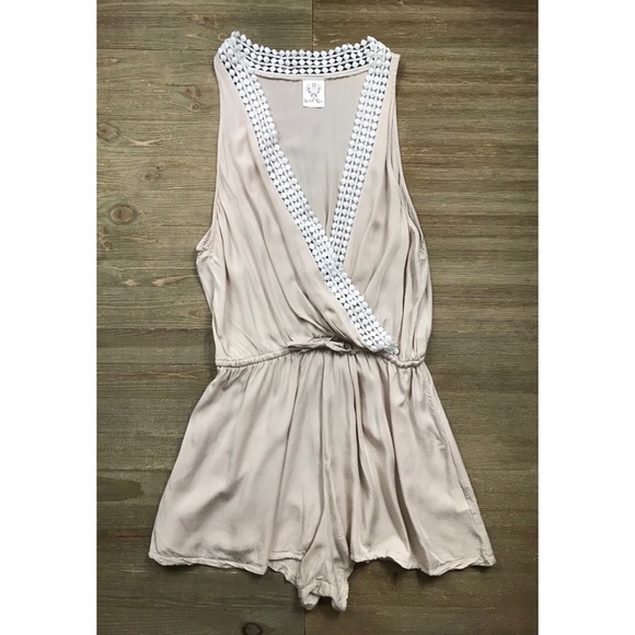 LF Pants - LF Angel Biba Crochet Playsuit